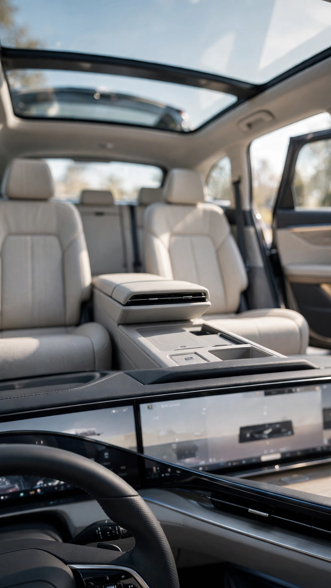 Compact Crossover Front Seat — UGC video ad background environment by Crisp UGC Ads