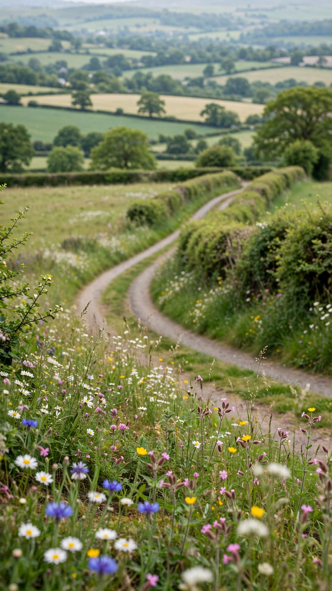Idyllic Countryside Lane — UGC video ad background environment by Crisp UGC Ads