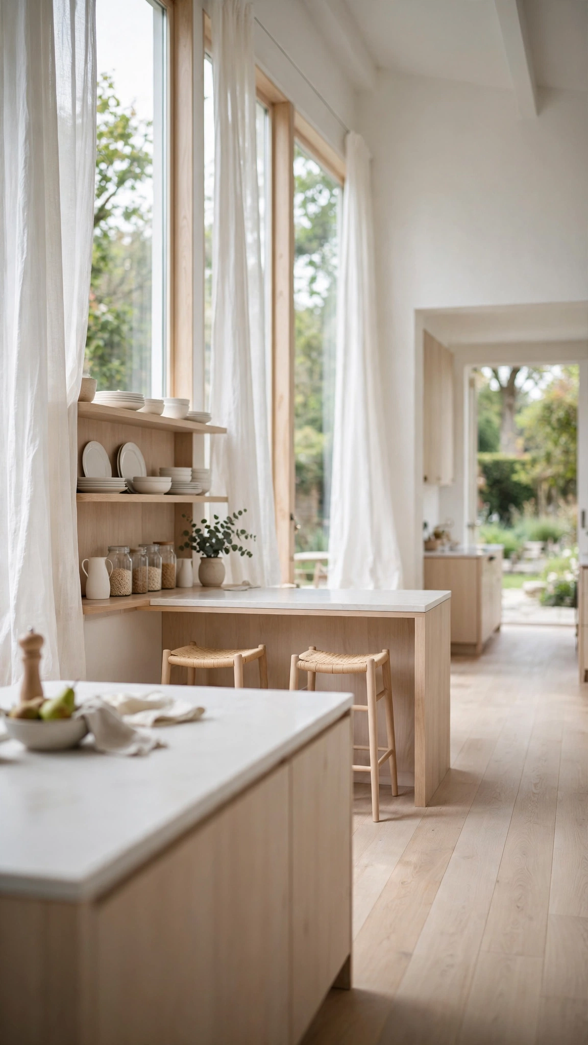 Scandinavian Minimalist Kitchen — UGC video ad background environment by Crisp UGC Ads