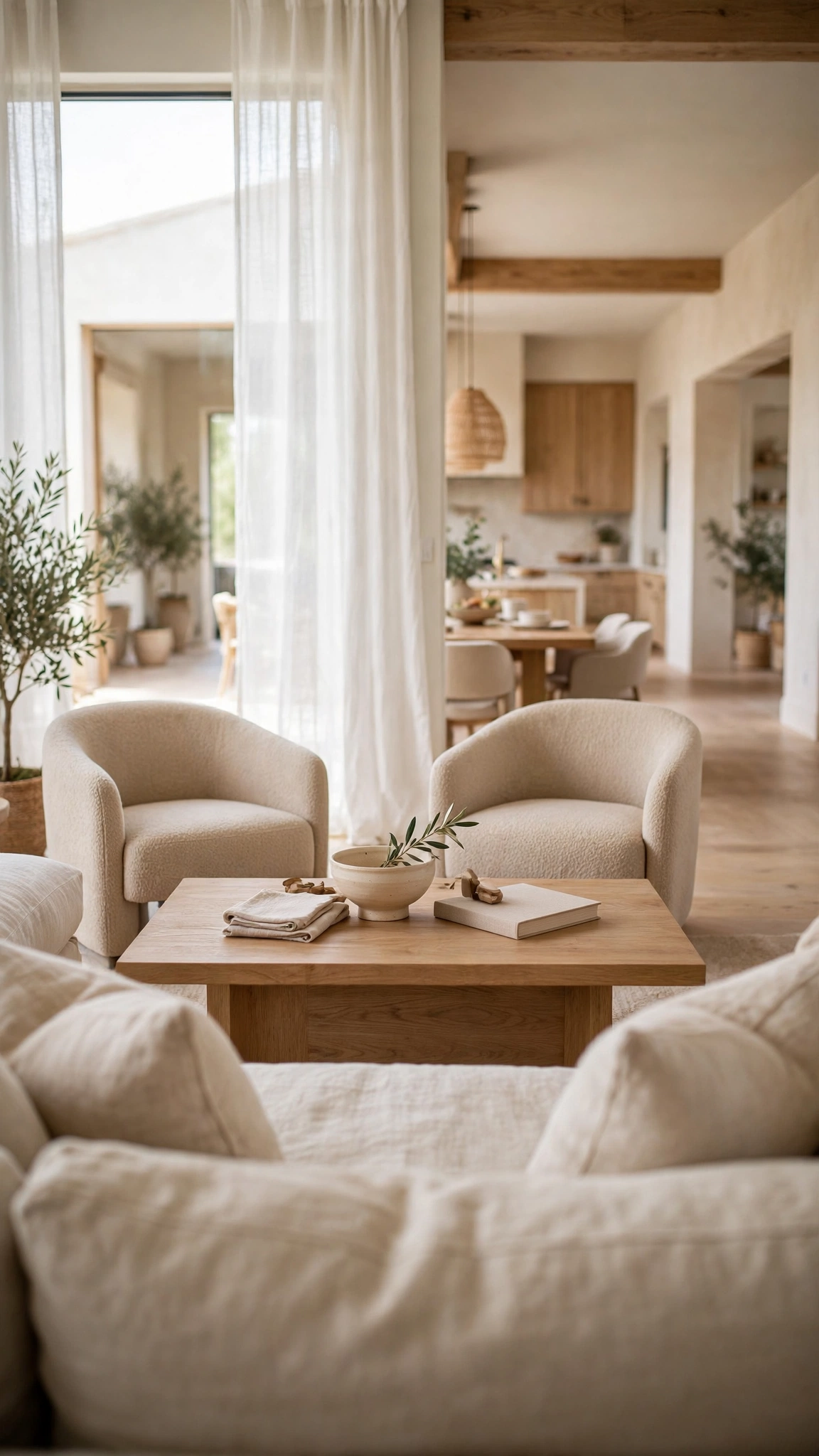 Sun-Drenched Designer Living Room — UGC video ad background environment by Crisp UGC Ads