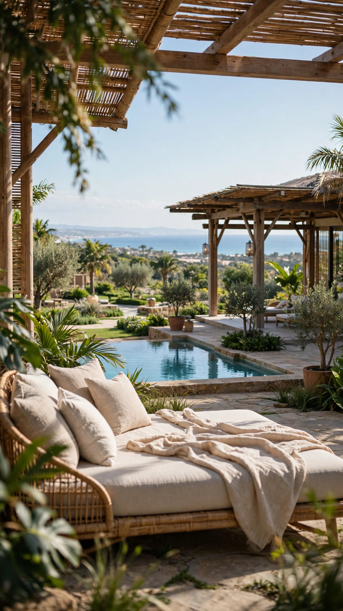 Modern Luxury Resort Villa — UGC video ad background environment by Crisp UGC Ads