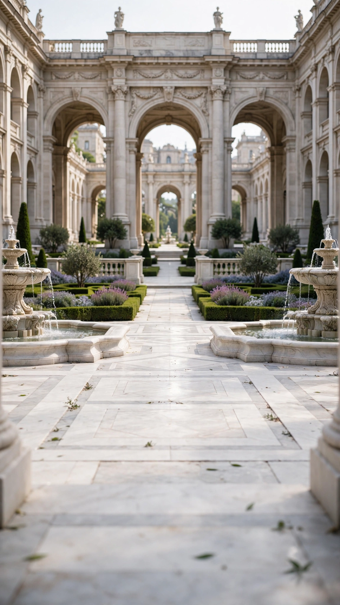 Historic European Palace Plaza — UGC video ad background environment by Crisp UGC Ads
