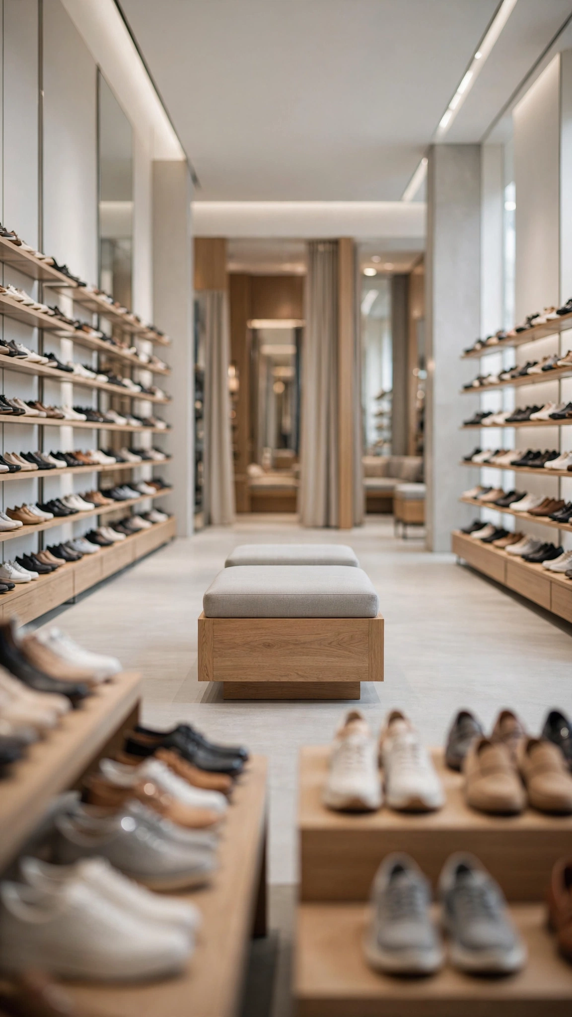 Sneaker & Footwear Boutique — UGC video ad background environment by Crisp UGC Ads