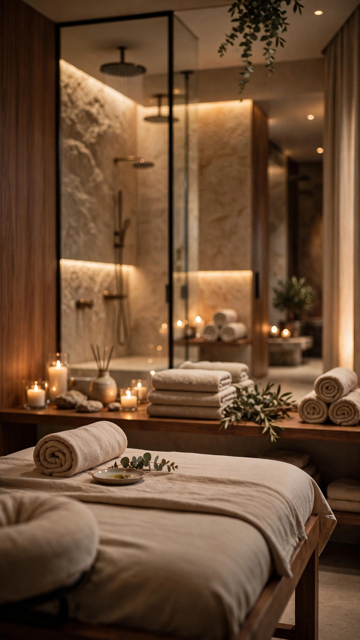 Holistic Massage & Spa Suite — UGC video ad background environment by Crisp UGC Ads
